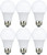 TCP LED 40 Watt Equivalent, 6 Pack, A19 Non-Dimmable Light Bulbs, Soft White (2700K)