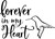 Forever in My Heart Bird Free Heaven Grieving Angel Wall Decals for Walls Peel and Stick Wall Art murals Black Small 8 Inch