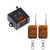 VONVOFF DC12V Remote Switch,10A Relay RF Remote Control Switch,DC12V/24V/72V 328ft Long Range Wireless Remote Control Switch for Light,Car,Garage Door,etc