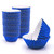 GOLF Standard Size Foil Cupcake Liners Wrappers Metallic Baking Cups ,Muffin Paper Cases (500, Blue)