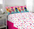 Trolls Kids Bedding Soft Microfiber Sheet Set Full Size 4 Piece, White/Pink