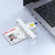 USB Smartfold Type A CAC Reader, USB A DOD Military USB Common Access CAC Smart Card Reader and ID CAC Card Reader,Compatible with Mac Os, Windows,Linux(Mini Foldable and Portable Type A) New