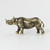Rhinoceros Bronze Statuette Handmade Figurine Souvenir 19786