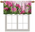 Fanjanmey Valance Curtain,Floral Flower Pattern,Kitchen Curtains Rod Pocket Window Treatment Valance for Bathroom Basement,52" by 18",Green Pink Fanjanmey Valance Curtain,Floral Flower Pattern,Kitchen Curtains Rod Pocket Window Treatment Valance for Bathroom Basement,52" by 18",Green Pink