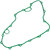 Caltric Clutch Crankcase Cover Gasket Compatible with Honda 450Er Trx450Er Trx-450Er 2006-2009 2012 2013