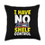 Book Lover Gifts I Have No Shelf Control Bookworm Book Reading Throw Pillow, 18x18, Multicolor
