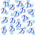 Blue Glitter 25 Confetti, 25th Birthday Number Confetti, 200pcs Anniversary Party Table Decoration Supplies
