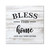 Bless This Home And All Who Enter Wood Signs Wall Plaque Christian Saying Wood Sign Plaque Rustic Wall Art Decoration For Home Family Living Room Bedroom Housewarming Gift 12x12in