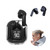 2023 New Bluetooth Headphones With ENC Noise Canceling, Sound Cancelling Clear In-Ear Earbuds, Dual Stereo 5.1 Bluetooth Earphones, With Wireless Charging Case TWS Bluetooth Headphones (A-Black)