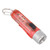 Keychain LED Flashlight Range Super Bright USB Rechargeable Mini Flashlight for Outdoor M300 Non Fluorescent (Red)