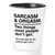 Bubble Hugs Sarcastic Funny Shot Glass 1.5oz - Sarcasm And Orgasm - Relationship Couple Naughty Adult Jokes Anniversary Humor Girlfriend Boyfriend