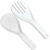 Meal Spoon Rice Paddle Spoon Rice Spoon Paddle Rice Scooper Household Necessities Plastic Rice Paddle Spoon Non-Stick Rice Spoon 2pcs Rice Spatula