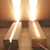 6 inch Rectangle Display Pedestal, Rectangle Led Lights Display Base, Crystal Wooden Lighted Base Stand for Crystal Display Glass Art Pedestal Paperweighs (2 Pack-Warm Light)