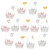 BESTOYARD 12pcs Easter Basket Candy Gift Basket for Canvas Basket Easter Gifts Carry Bucket Easter Egg Basket Easter Bunny Candy Basket Paper Bunny Handheld Wrapping Baskets Rabbit