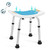 LEACHOI Shower Stool for Inside Shower, Anti-Slip Bath Shower Seat for Tub and Bathroom - Bath Chair Stool with Padded Seat & Shower Handle for Elderly, Senior, Handicap and Injured, 300lbs