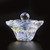 Faiteary Dappen Dish with Lid, Crystal Glass Nail Monomer Dampen Dish Holder for Nail Acrylic Liquid & Powder