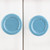 Indian Shelf 2 Pack Farmhouse Dresser Knobs|Crackle Western Cabinet Knobs & Pulls|Bulk Drawer Pulls Turquoise|Cupboard Knobs Ceramic|Decorative Knobs for Cabinets & Drawers|Nursery Drawer Knobs