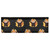 Augenstern Window Topper Curtain Red-Panda-Feeling-Furious 54x18 inch Valance Short Curtain for Kitchen Windows/Bathroom/Living Room/Bedroom