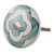 Indian Shelf 4 Pieces Dresser Door Knobs | Floral Pulls and Knobs for Kitchen Cabinets | White Antique Cabinet Pulls | Ceramic Door Knob | Cabinet Knobs Unique | Dresser Drawer Knobs