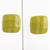Indian Shelf 2 Pieces Vintage Knobs | Square Crackle Kids Cabinet Knobs | Green Knobs for Drawers | Ceramic Dresser Knobs Vintage | Bathroom Knobs and Pulls | Kitchen Cabinet Drawer Pulls