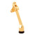 Prime-Line Products U 9153 Door Holder, 3 Hole, Spring Loaded, Brass Plated