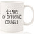 Lawyer Mug, Funny Lawyer Gift Coffee Mug, Opposing Counsel Tears Mug Gifts For Women And Men, A Law Student Ceramic White 11OZ