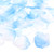 PATIKIL Artificial Rose Petals, 1200Pcs Fake Flowers Silk Petal Decoration Supplies for Romantic Night Wedding Party Event Decor, Light Blue White PATIKIL Artificial Rose Petals, 1200Pcs Fake Flowers Silk Petal Decoration Supplies for Romantic Night Wedding Party Event Decor, Light Blue White
