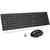 Wireless Keyboard and Mouse, Trueque Silent 2.4GHz Cordless Full Size USB Mouse Combo, Long Battery Life, Lag-Free for Computer, Laptop, PC, Windows, Mac, Chrome OS (Black)