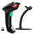 NADAMOO Wireless Barcode Scanner with Stand 2-in-1 2.4G Wireless & Wired USB Bar Code Scanner Handheld Laser Bar Code Reader Automatic Hand Scanner for Computer POS Warehouse Inventory Library-Green