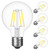 SHINESTAR 4-Pack G25 Globe Light Bulbs for Bathroom, Daylight 5000K, E26 LED Bulb 60 Watt Equivalent, Dimmable
