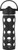 Lifefactory Glass Water Bottle with Pivot Straw Cap, 16 Ounce, Onyx