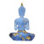 Gazechimp Clear Buddha Statue, Meditation Shakyamuni Sitting Figurine Sculpture Resin Craft, Desktop Home Yoga Decoration Collectibles, Blue