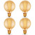 NEW LIGHTS Edison Light Bulb, 60W, G25/G80 Globe Incandescent Edison Bulb, 2100K, E26 Dimmable Antique Filament Round Decorative Light Bulb (Warm White, 4 Pack)