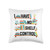 I Have No Shelf Control Shirt Library Book Lover Reading Throw Pillow, 16x16, Multicolor