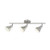 3-Light Adjustable Track Lighting Kit, Brushed Nickel Finish,3 Bulbs Included