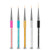 Sularpek 5 Pcs Nail Art Liner Brushes, Professional UV Gel Painting Nail Art Design Brush Pen, Nail Art Design Brush Pen Set?Rhinestone Handle Nail Dotting Drawing Pen