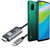 BoxWave Cable Compatible with BLU V91 - SmartDisplay Cable - USB Type-C to HDMI (6 ft), USB C/HDMI Cable for BLU V91 - Jet Black