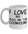 I Love My Black And Tan Coonhound Mug - White 11oz Ceramic Tea Coffee Cup - Perfect For Travel And Gifts