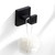 BUVELOT Robe Hook, Bathroom Towel Hook, Wall Mounted Coat Clothes Hook for Bath Kitchen,Matte Black,Single Robe Hook,071010-MB Les Series