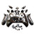 OSTENT Full Controller Shell Case Housing for Microsoft Xbox One Wireless Controller - Color Silver