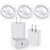 Fast Charger iPhone,3Pack iPhone Charger Fast Charging [Apple MFi Certified] 6Foot Apple Charging USB C Charger Adapter 6FT Type C to Lightning Cable for iPhone 14 Pro Max/14 Plus/13/12 Mini/11/XS/SE
