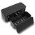 Cord Organizer Box - Wire Storage Box for Extension Cord, Power Strips, and Surge Protector Wire Management. Cable Management Box (Large and Medium Sizes, Black)