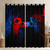 Feelyou Gaming Thermal Curtain for Boys Bedroom Gamer Window Treatments Video Game Gamepad Window Drapes Light Reducing Soft Curtains with Grommet Red Blue Game Controller 42W X 63L 2 Panels