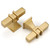 Haliwu 10 Pack Gold Cabinet Knobs,Brass Cabinet Knobs Kitchen Cabinet Knobs Dresser Drawer Konbs Gold Pulls and Knobs T-bar Knob Kitchen Hardware