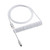 CableMod Classic Coiled Keyboard Cable (Glacier White, USB A to USB Type C, 150cm)
