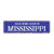 Mississippi Retro Street Sign, Back Home Again in Mississippi Street Signs for Home Office Cafe Wall Decoration, Man Cave Destination Sign