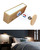 YiLaie Battery Operated Wall Sconce,Rechargeable Wall Sconce,Wireless Wood LED Wall Mounted Reading Light,360 Rotatable Magnetic Wall Mounted Lamp,Battery Operated Wall Light for Bedroom,Living Room