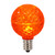 Vickerman G50 LED Orange Replacement Bulb, E17/C9 Nickel Base .45W, Package of 25