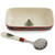 Spode Christmas Tree Collection - Tartan Cranberry Sauce Serving Dish with Slotted Serving Spoon | Rectangular Server for Entertaining | Stainless Steel Serving Spoon - 8" x 4.25"