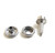 Snap Cap & Socket, Stainless Steel w/ 5/8" #10 Oversize Screw Stud Select The Quantity You Need (10 of Each Piece)
